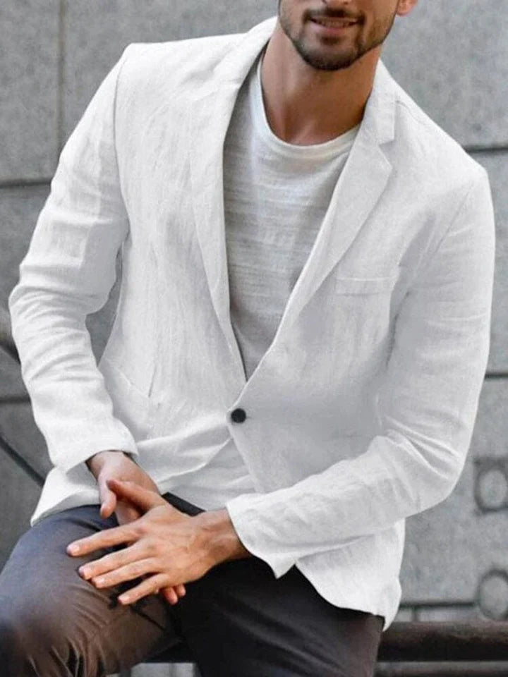 Modern - linen jacket for the trend-conscious man