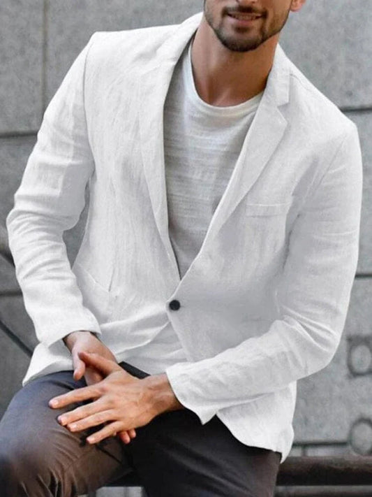 Modern - linen blazer for the trend-conscious man