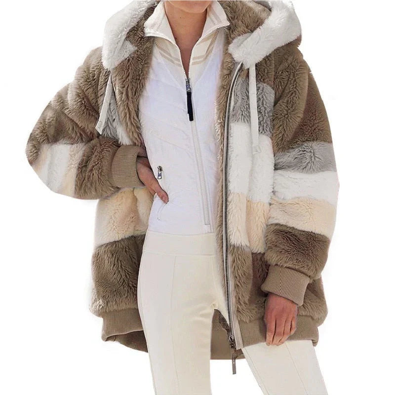 Veda - warm and elegant fur coat for women