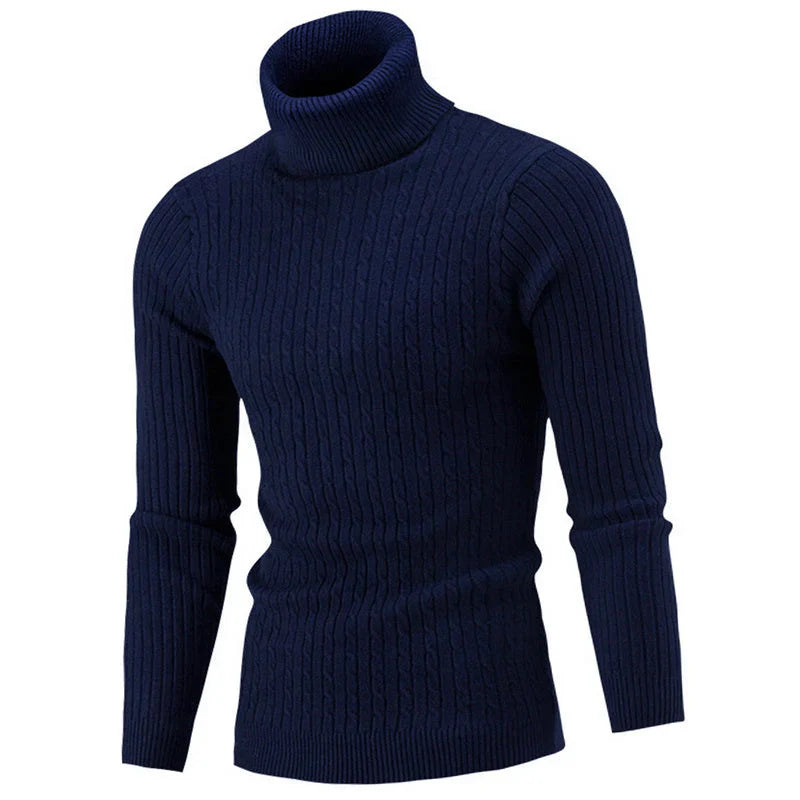 Klaus - warm turtleneck jumper for men