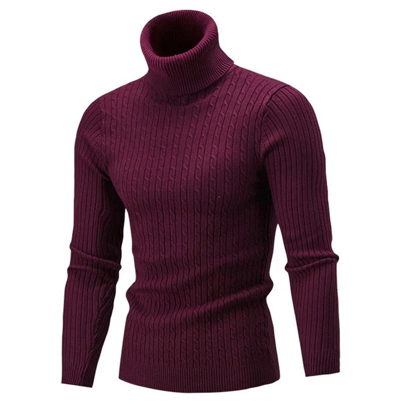 Klaus - warm turtleneck jumper for men