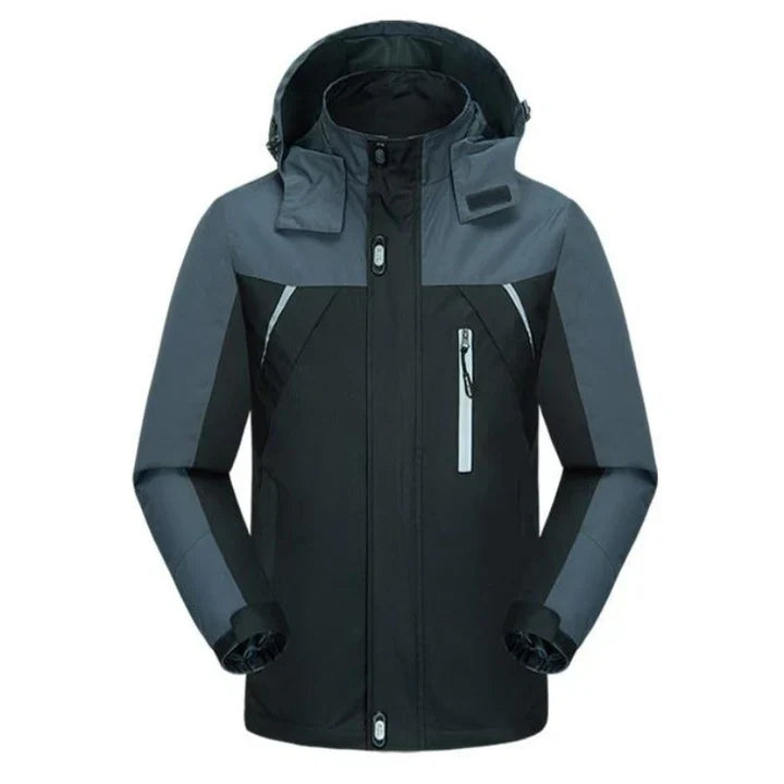 Two-tone winter jacket for men