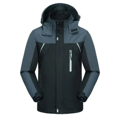 Two-tone winter jacket for men