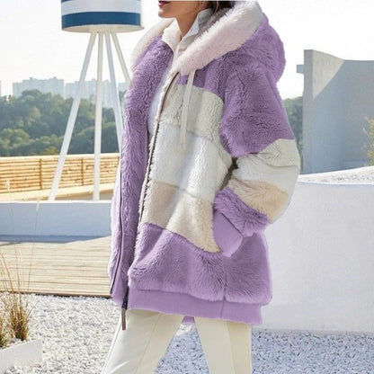 Veda - warm and elegant fur coat for women