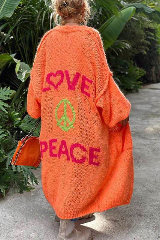 Ibiza - peace stylish cardigan