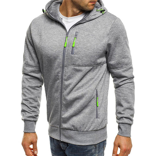 Jacks - men's sweatshirt with hood and zip