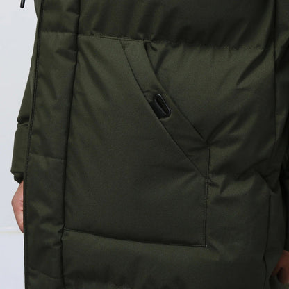 Gray long men's parka - arne