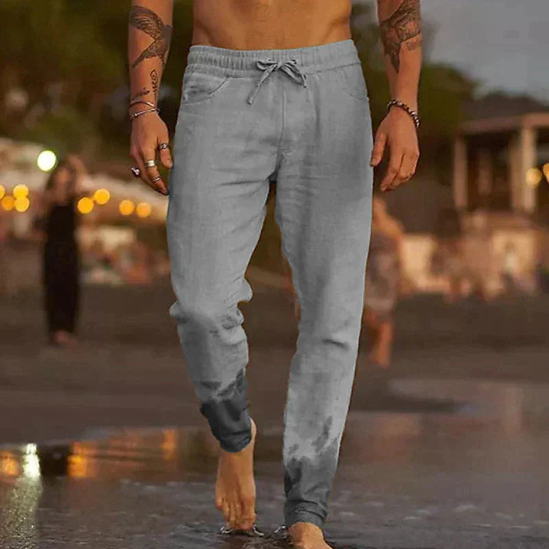 Casual linen pants for men - jaxx