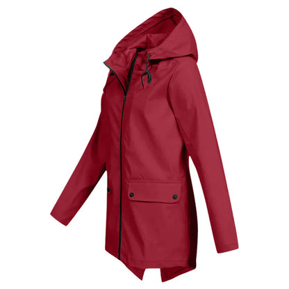 Tamara - waterproof coat with zipper for women