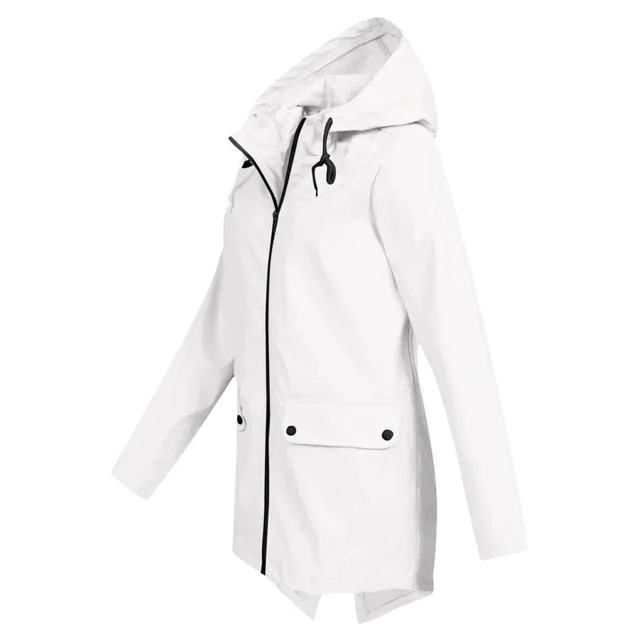 Tamara - waterproof coat with zipper for women