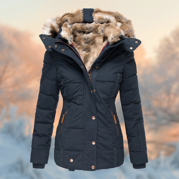 Cosycore – padded jacket with warm plush lining for cold days