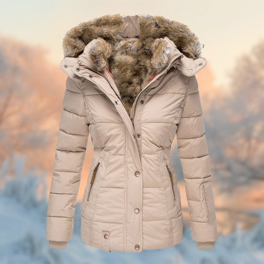 Cosycore – padded jacket with warm plush lining for cold days