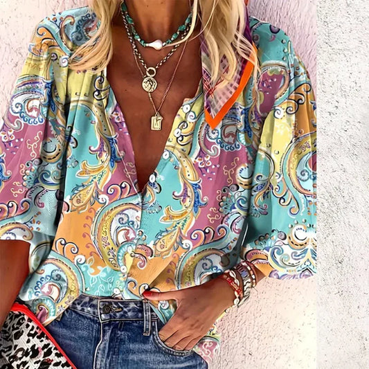 Madison – colorful blouse for summer