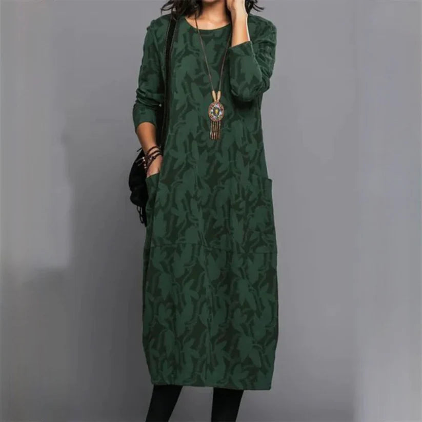 Marie - green stylish dress