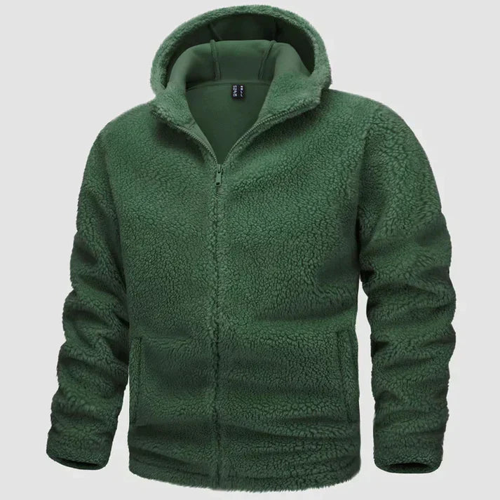 Roland - men's fleece jacket with hood