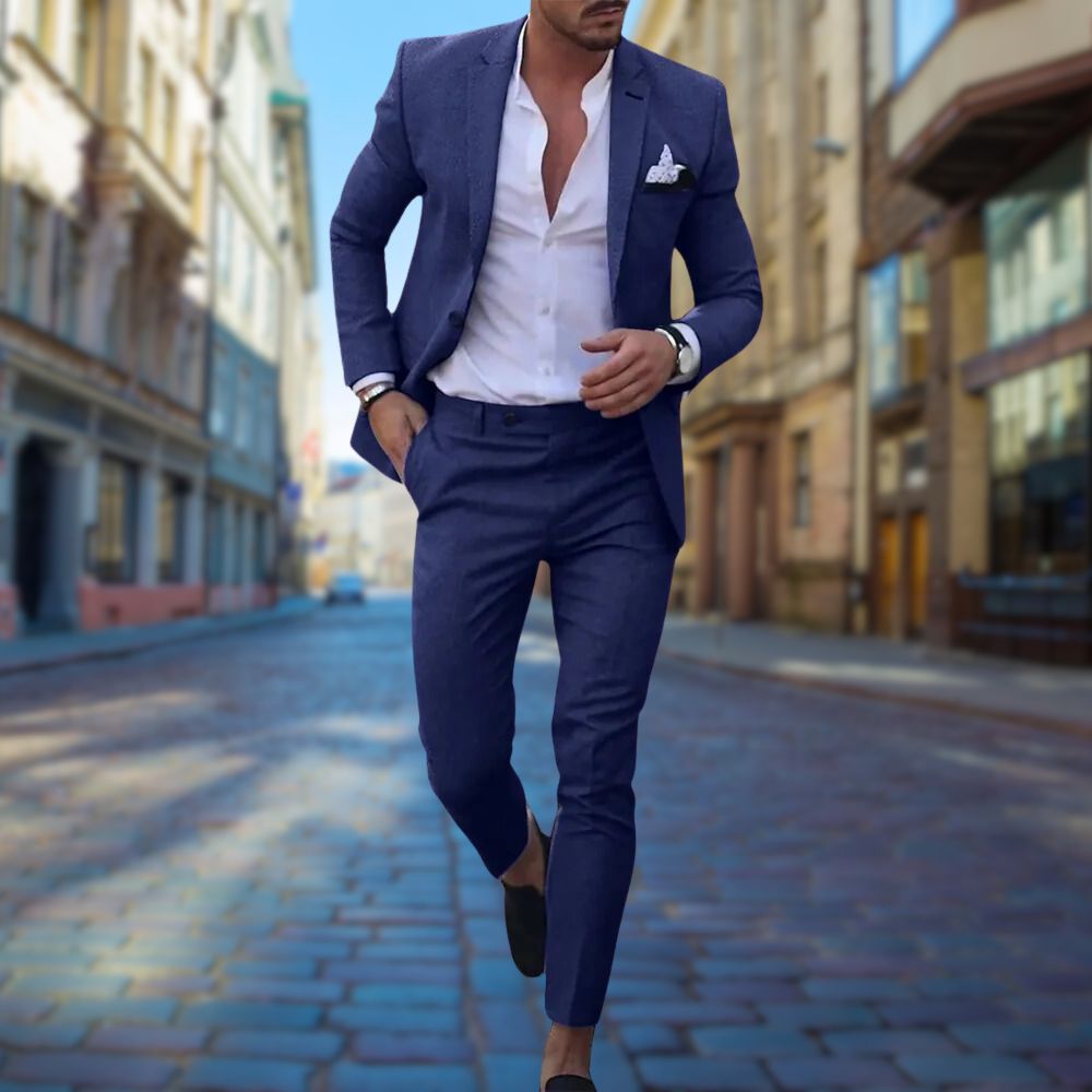 Elegant slim fit suit for men - linus