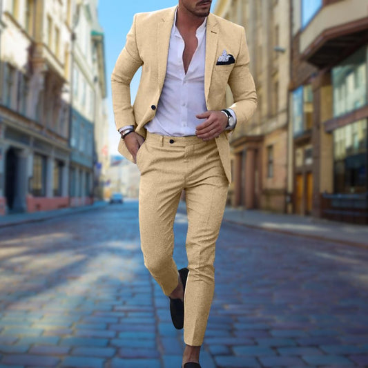 Elegant slim fit suit for men - linus