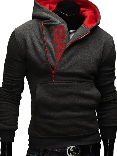 Stylish hoodie with side zip - neil