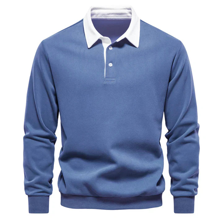 Bjoern – classic polo with long sleeves