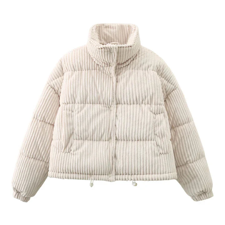 High-quality corduroy winter jacket for women