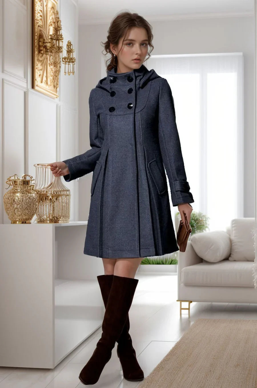 Gaia - elegant dress coat