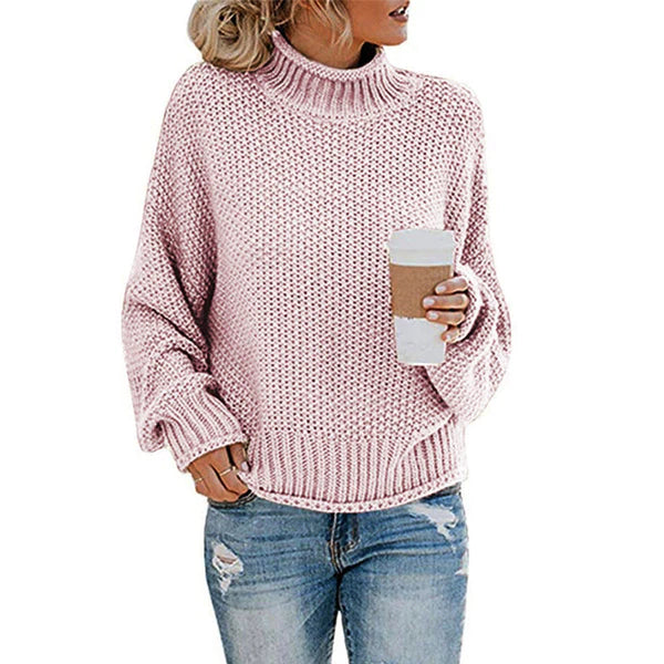 Rovie | thick sweater with a high neckline