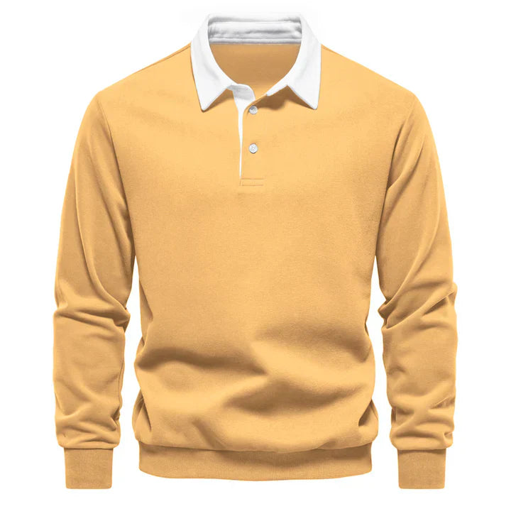 Bjoern – classic polo with long sleeves