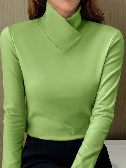 Elara - elegant turtleneck sweater with high collar