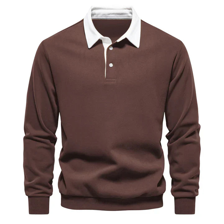 Bjoern – classic polo with long sleeves