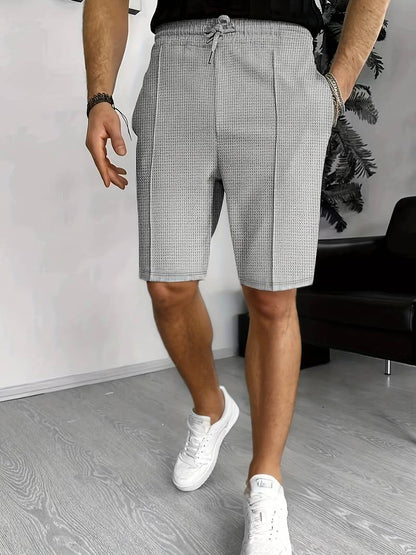 Oliver – waffle knit sports shorts for men