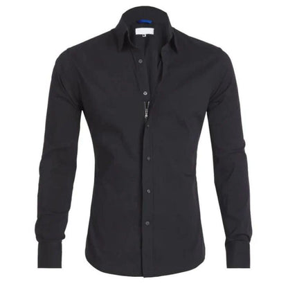 Milano - wrinkle-free shirt with zipper