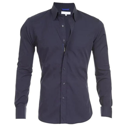 Milano - wrinkle-free shirt with zipper