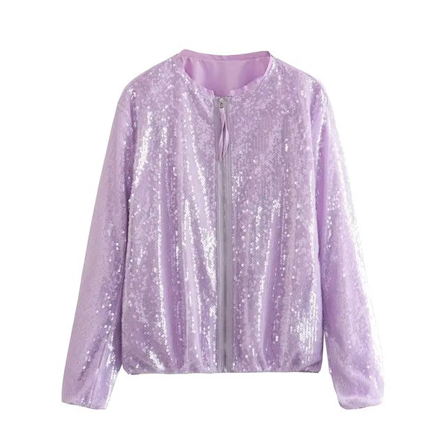 Despoina | shiny high street jacket