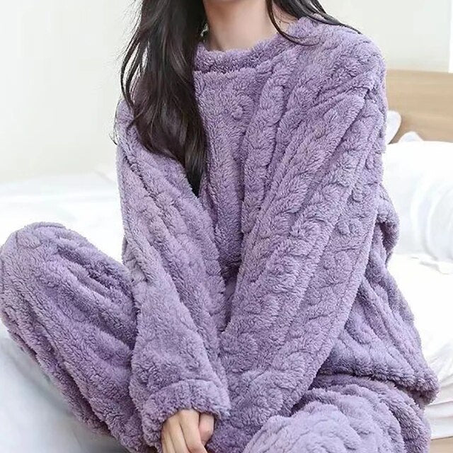 Cozy pajama set in two parts