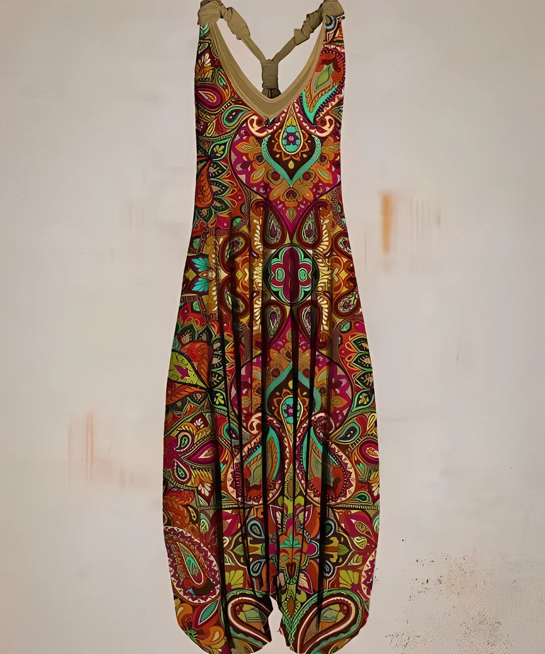 Lisa - printed boho jumpsuit for women