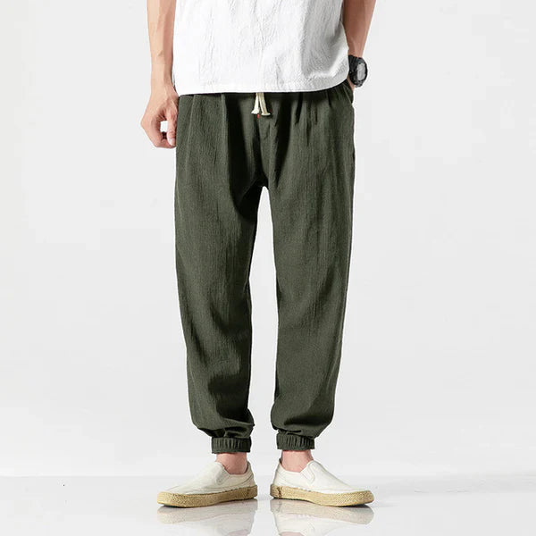 Vintage linen trousers - andreas