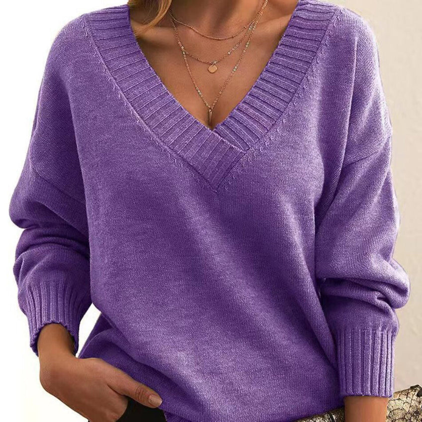 Jocelyn relaxed V-neck sweater