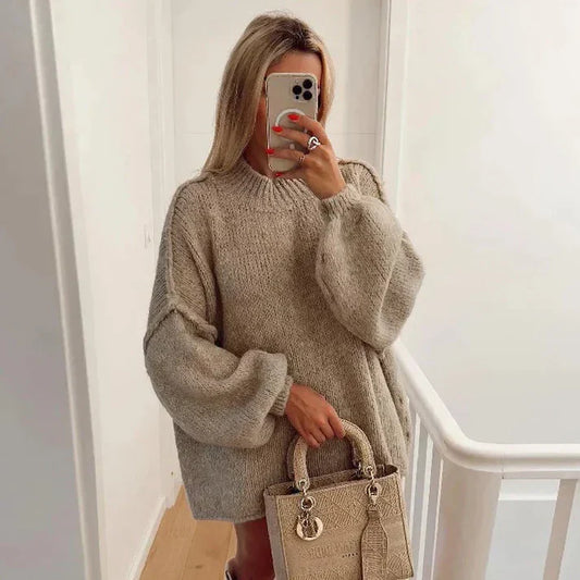Loose-fitting jumper for casual looks for women