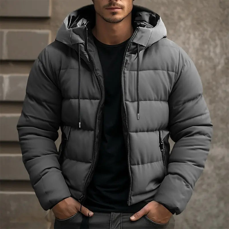 Cold-resistant winter jacket for men – pure