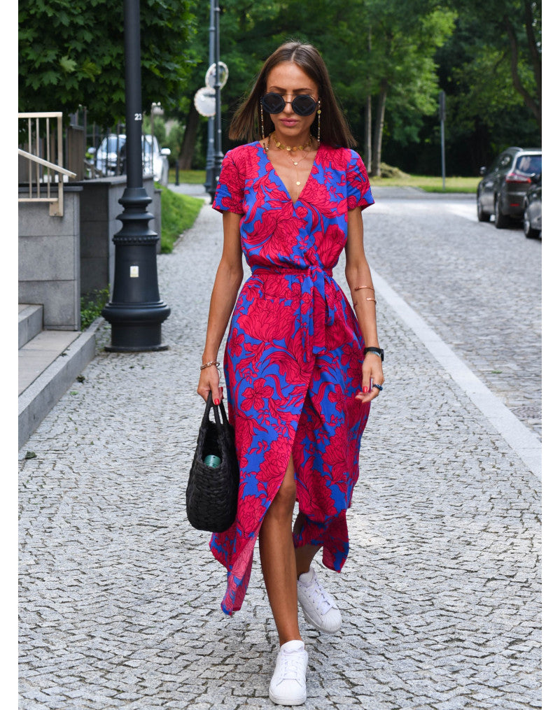 Summer floral maxi dress - Linda