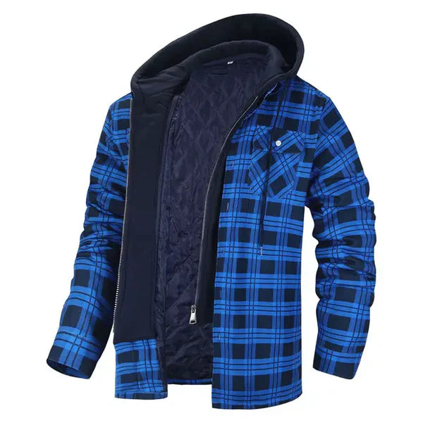 Gilles - soft checked shirt jacket