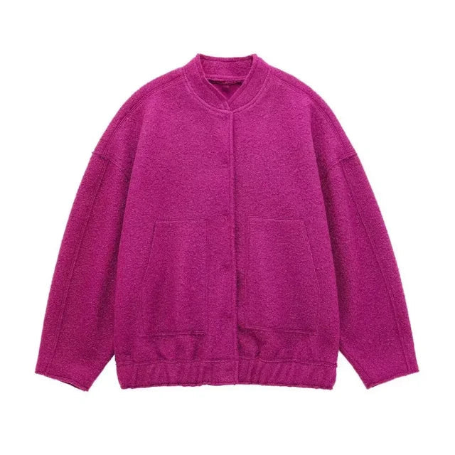 Cozzina - oversized chunky knitted jacket