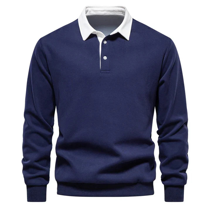 Bjoern – classic polo with long sleeves