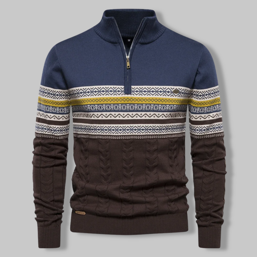 Alpina sweater with zip