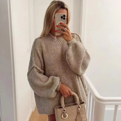 Desiree - cozy knitted sweater for winter