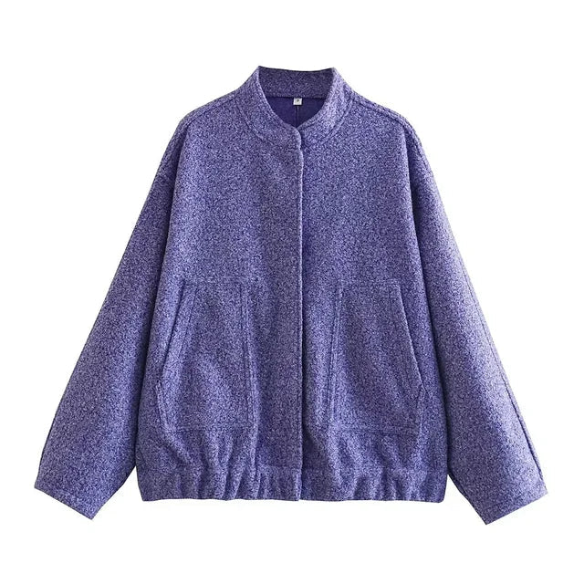 Cozzina - oversized chunky knitted jacket