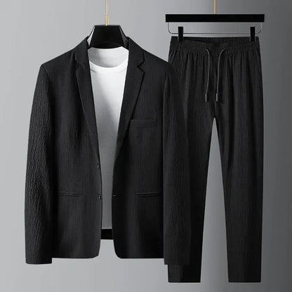 Ulrich | Men's drawstring smart casual suit