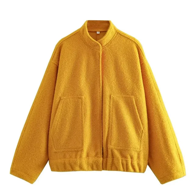 Cozzina - oversized chunky knitted jacket