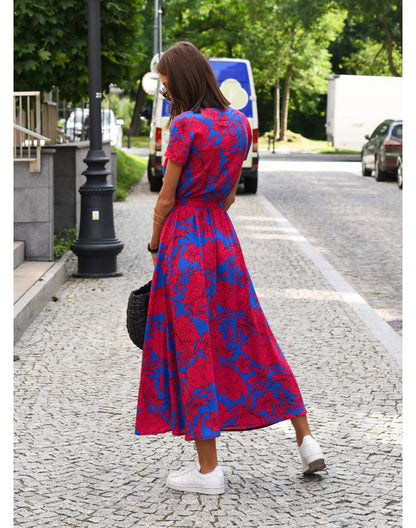 Summer floral maxi dress - Linda