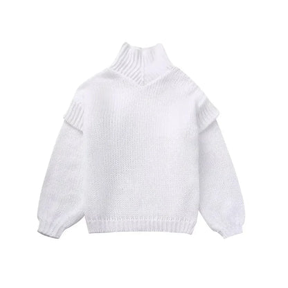 Daphne - oversize turtleneck knit sweater